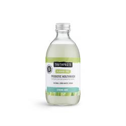 Truthpaste Probiotic Mouthwash Strong Mint (Fluoride Free 300ml), Truthpaste