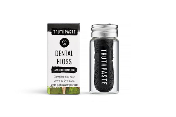 Truthpaste TruthPaste Bamboo Charcoal Floss (Unflavoured)