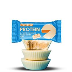 Protein White Chocolate Peanut Butter Cups 42g, Nutry Nuts