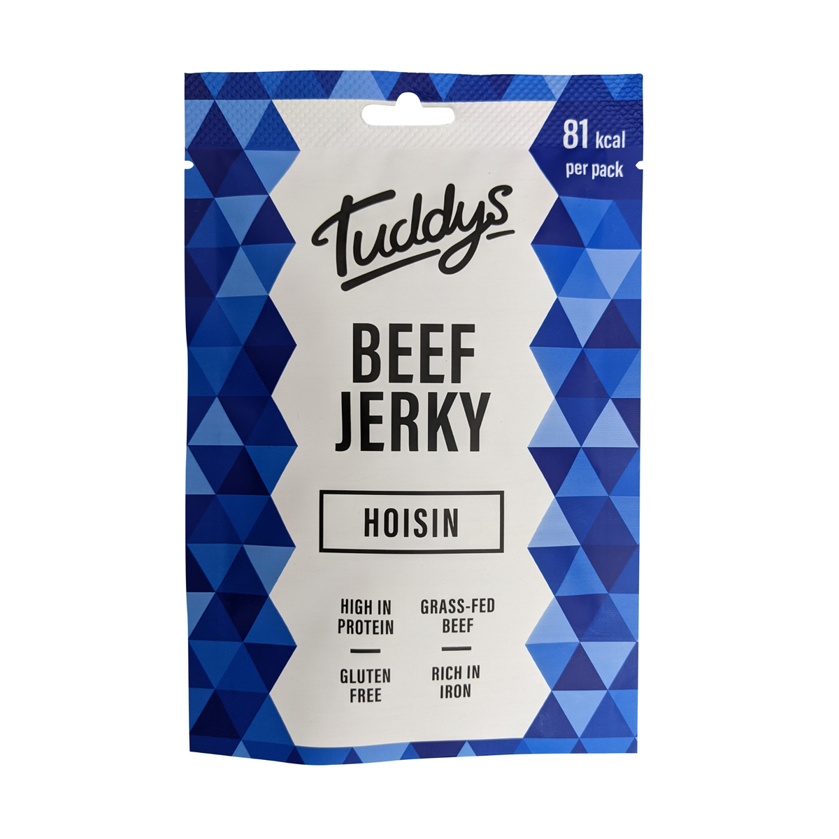 Tuddys Snacks Beef Jerky 12x28g Hoisin