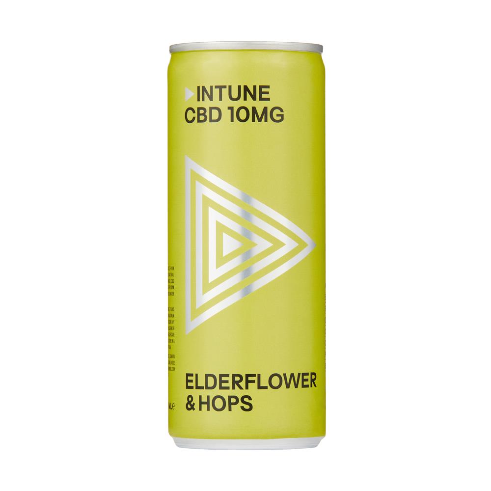 Intune Intune Elderflower & Hops 10 mg Natural CBD Drink 250 ml