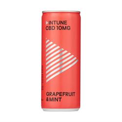 Intune Grapefruit & Mint 10mg Natural CBD Drink 250ml, Intune