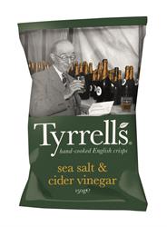 Sea Salt & Cider Vinegar Crisps 150g, Tyrrells