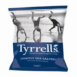 Lightly Salted Crisps 150g, Tyrrells