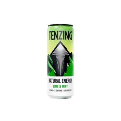 Tenzing Lime & Mint Natural Energy Drink 250ml, Tenzing