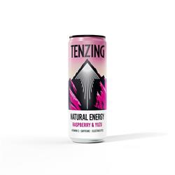 Tenzing Raspberry & Yuzu Natural Energy Drink 250ml, Tenzing