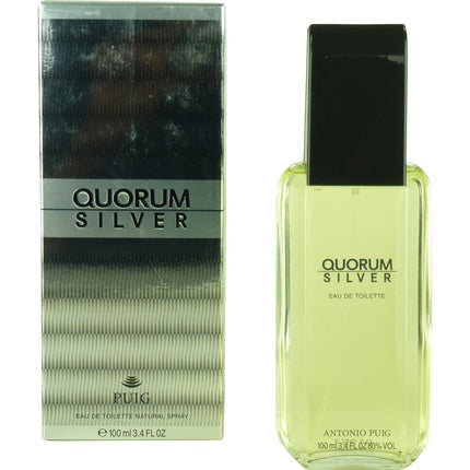 Puig Quorum Silver EDT Spray 100ml 3.4oz