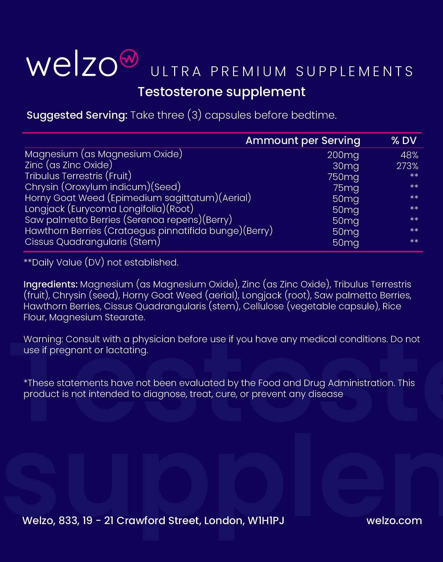 Testosterone Supplement - welzo