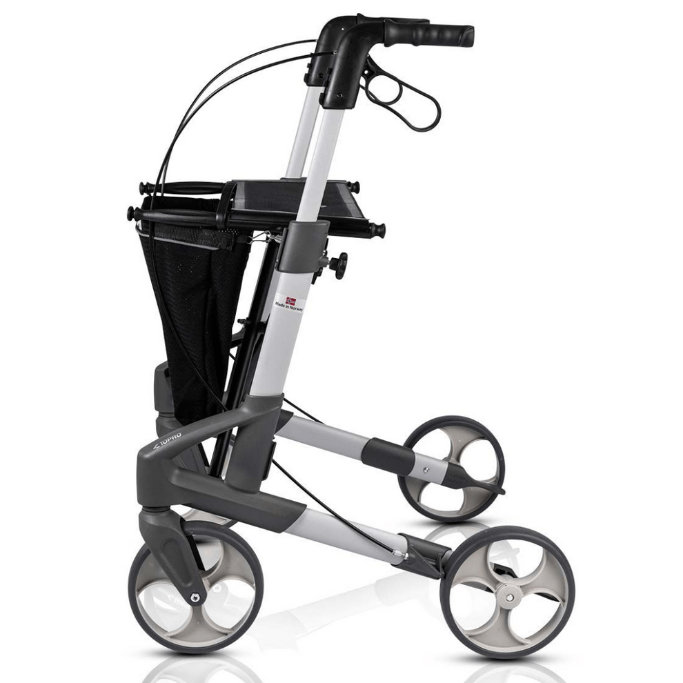 TOPRO Troja Classic Lightweight Folding Rollator with Seat – 7-Year Warranty & Adjustable Handles