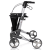 TOPRO Troja Classic Lightweight Folding Rollator with Seat – 7-Year Warranty & Adjustable Handles