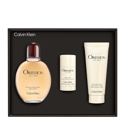 Calvin Klein Obsession for Men Eau de Toilette Spray with Deodorant and Aftershave