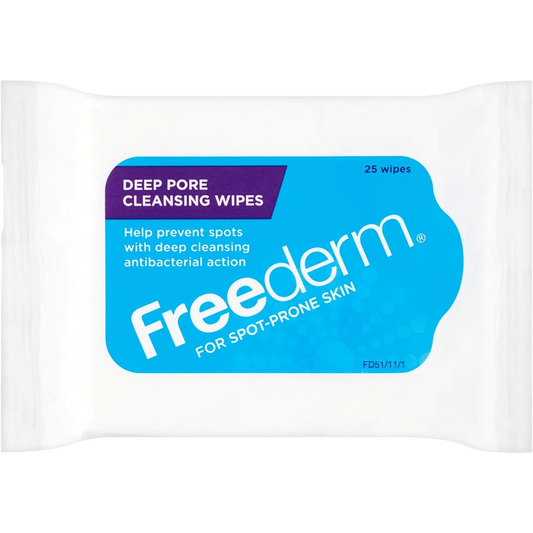 Freederm Deep Pore Cleansing Wipes Pack of 25 - welzo