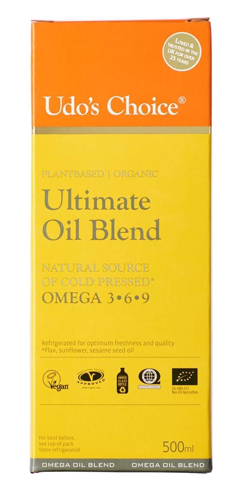 Изборът на UDO Изборът на Udo Ultimate Oil Blend 500ml - Органична