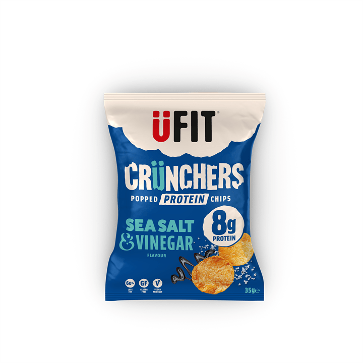 UFIT Crunchers 18x35g Sea Salt & Vinegar