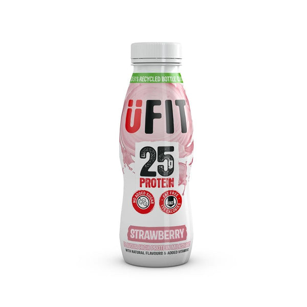 Ufit Ufit High Protein Shake Drink - Strawberry 330ml