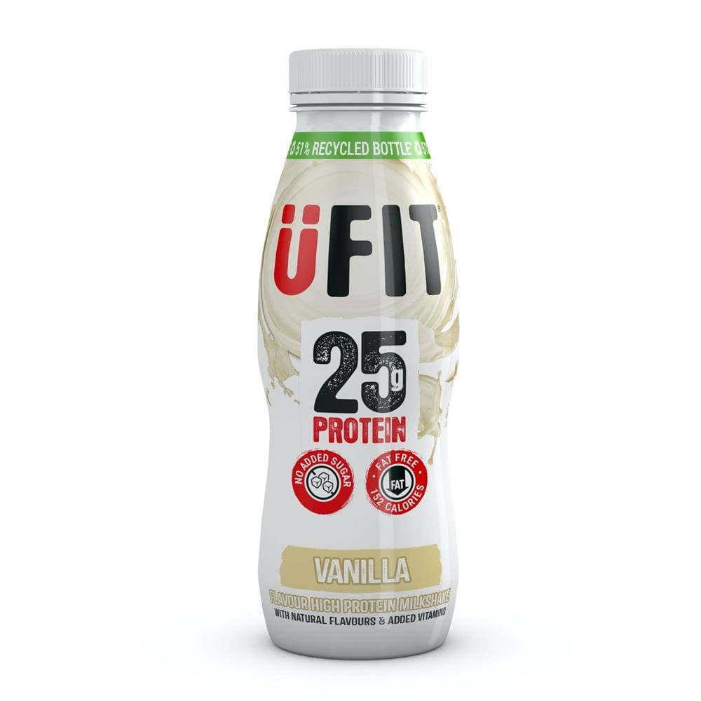 Ufit ufit Υψηλό πρωτεϊνικό κούνημα ποτό - βανίλια 330ml