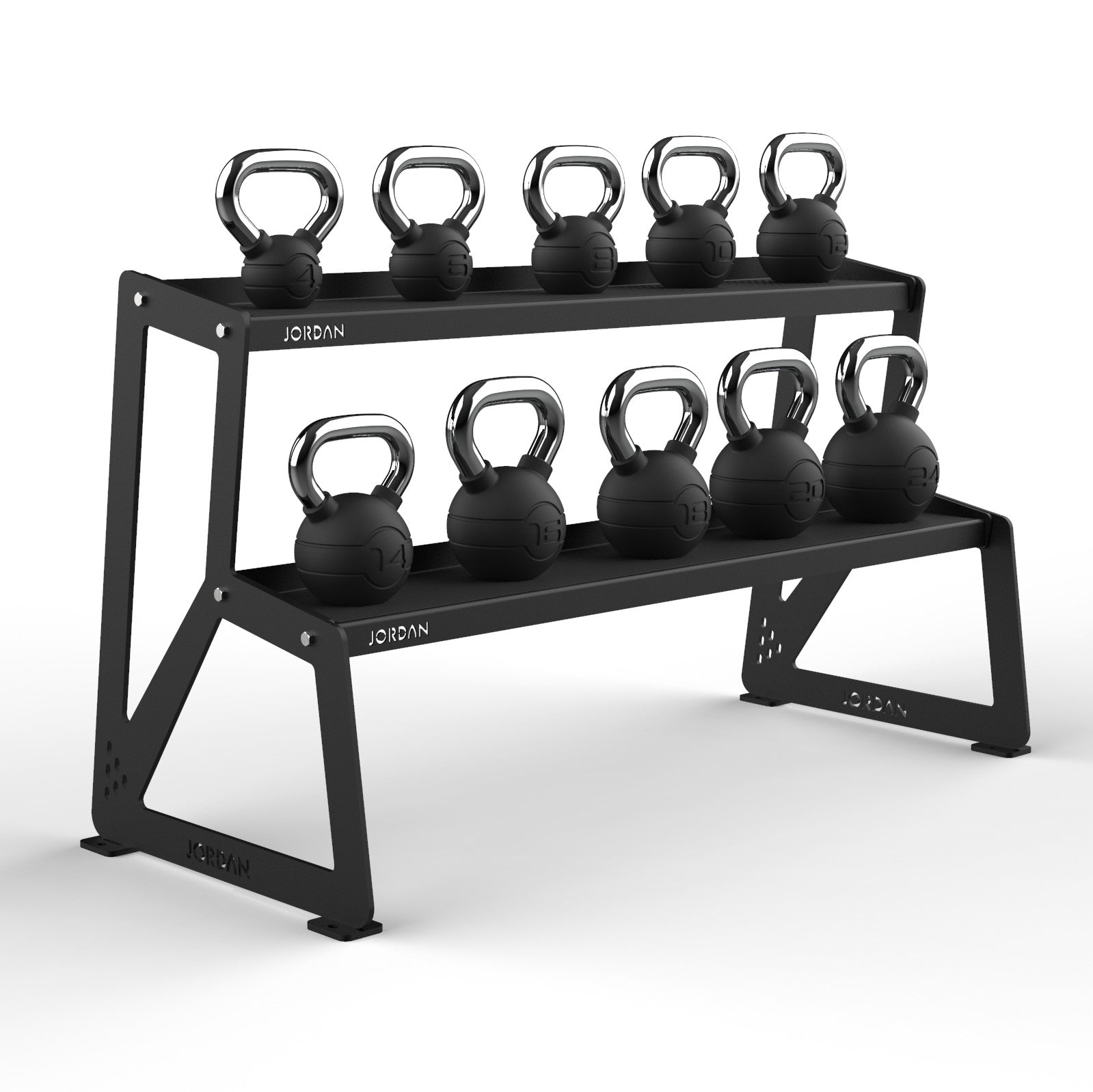 JORDAN Kettlebell Rack - Black - Welzo