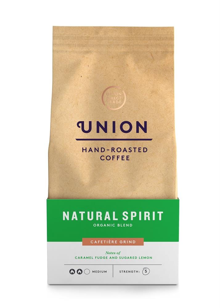 Union Roasted Coffee Union Coffee Natural Spirit Organic Cafetiere Grind