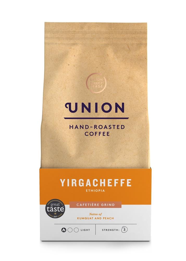 Съюз печен кафене за кафене органично yirgacheffe Ethiopia cafetiere grind