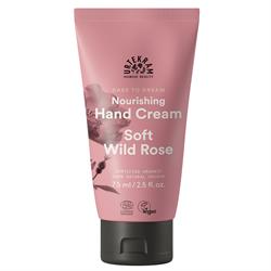 Soft Wild Rose Hand Cream 75ml, Urtekram