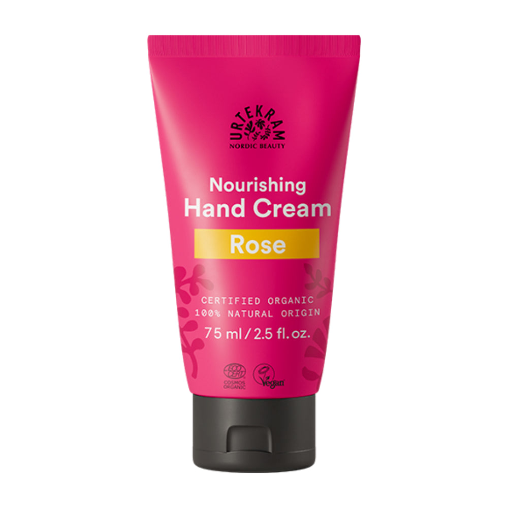 Urtekram Vegan Organic Rose Hand Cream - 75ml