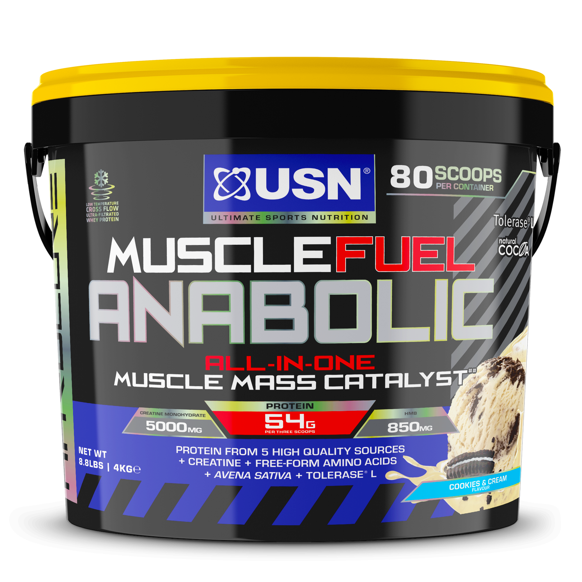 USN Muscle Fuel Anabolic 4kg Cookies & Cream