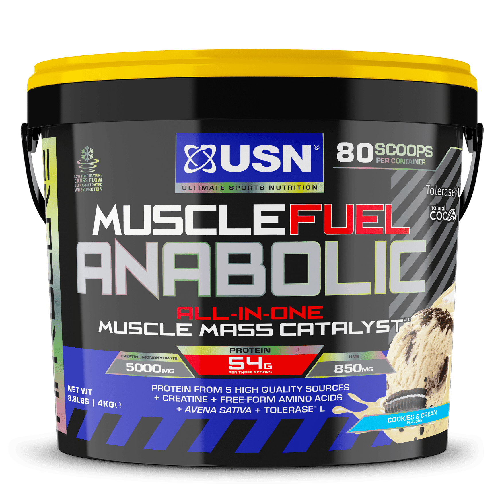 USN Muscle Fuel Anabolic 4kg Cookies & Cream