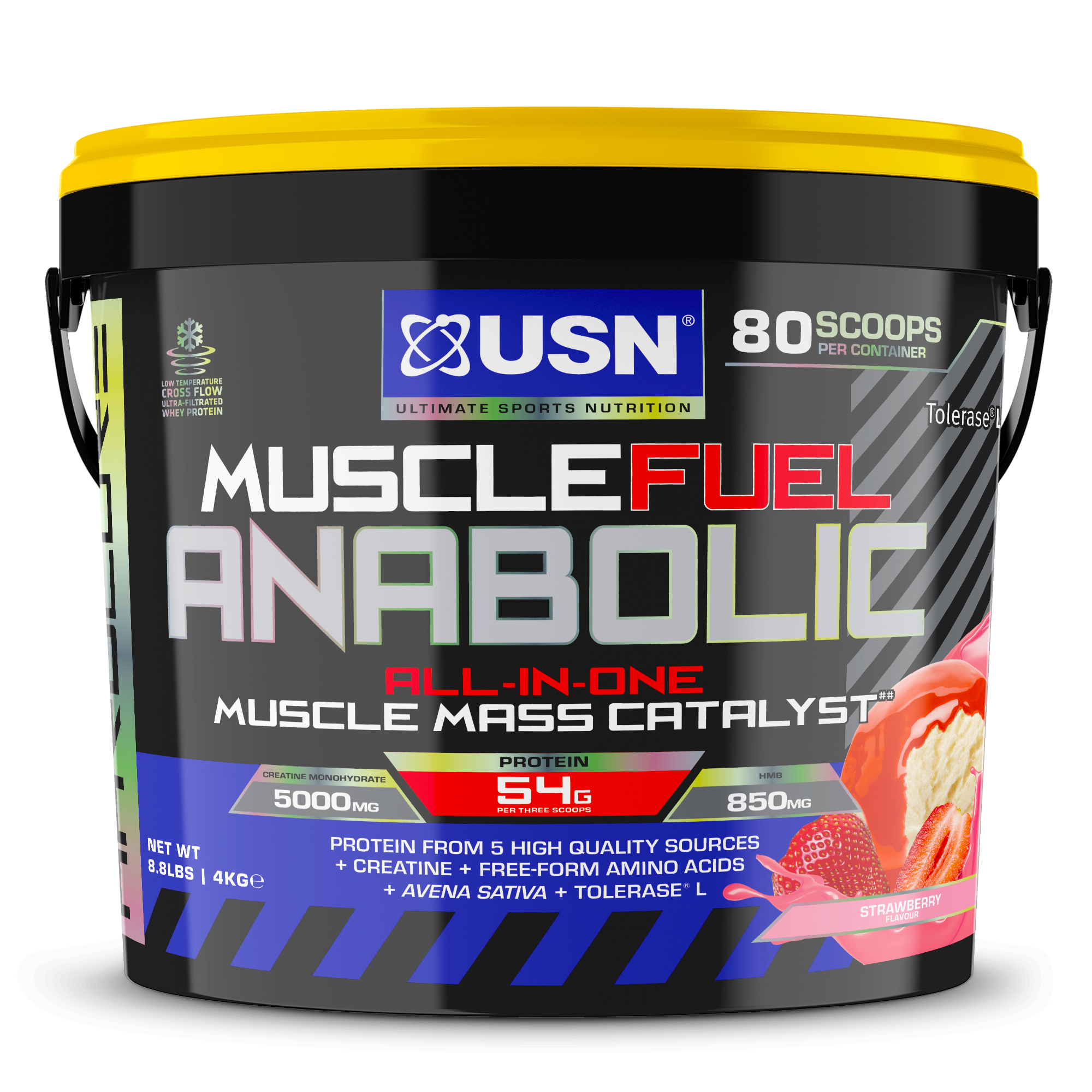 USN Muscle Fuel Anabolic 4kg Strawberry