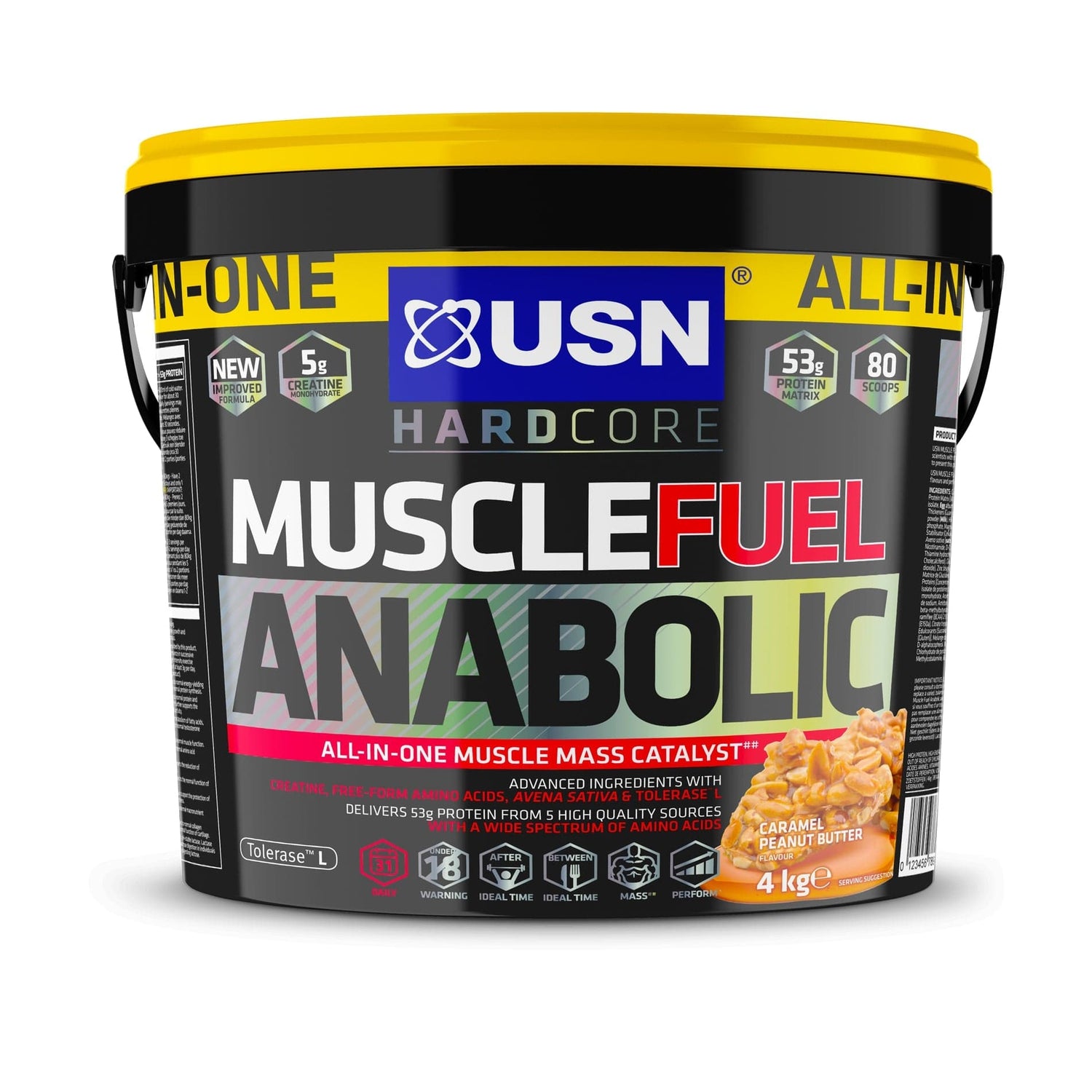 USN Muscle Fuel Anabolic 4kg Caramel Peanut Butter