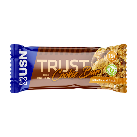 USN Trust Cookie Bars 12x60g Salted Caramel