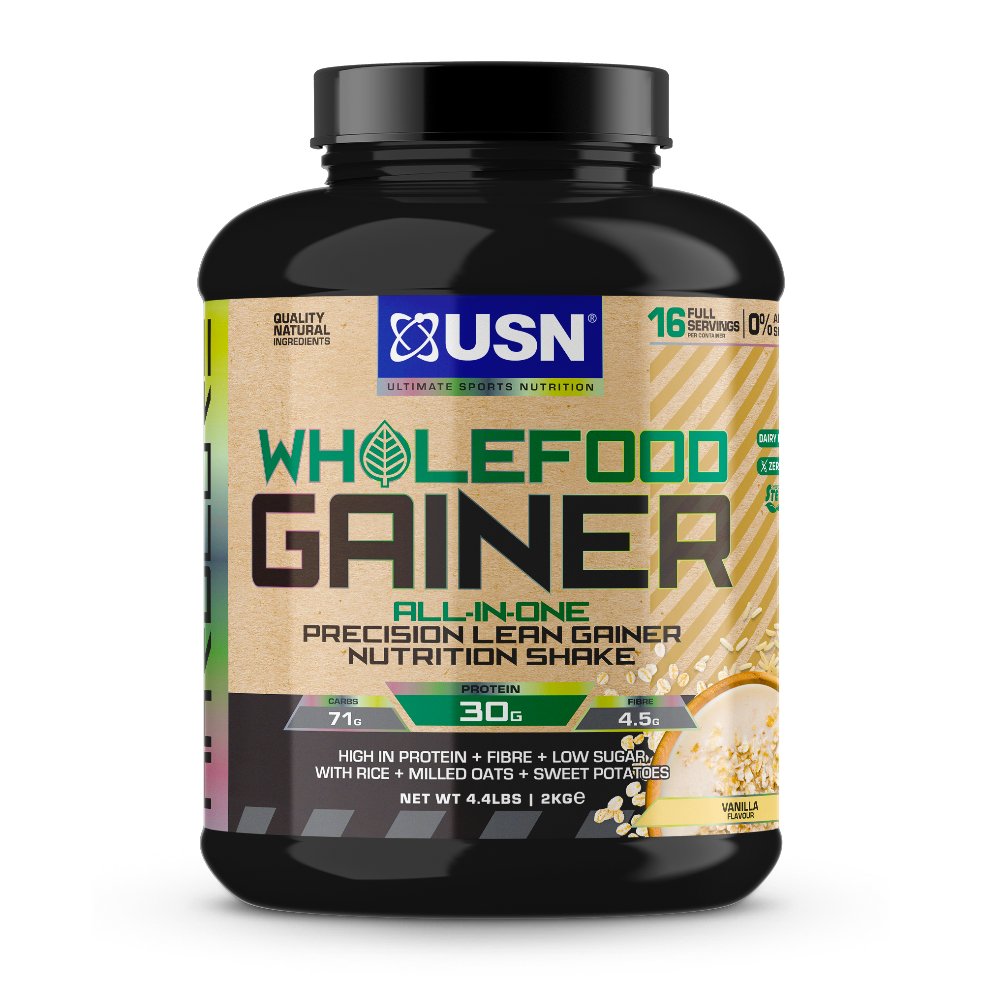 USN Wholefood Gainer 2kg Vanilla