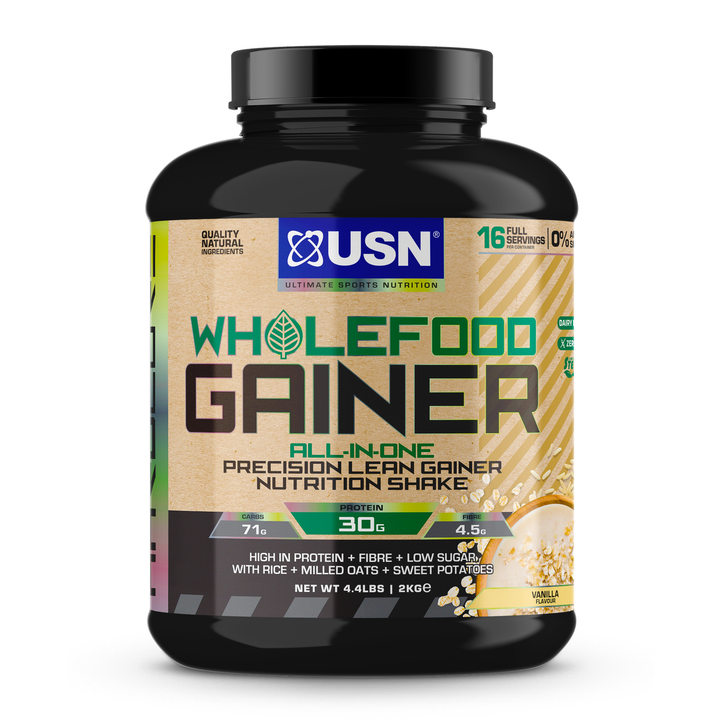 USN Wholefood Gainer 2kg Vanilla