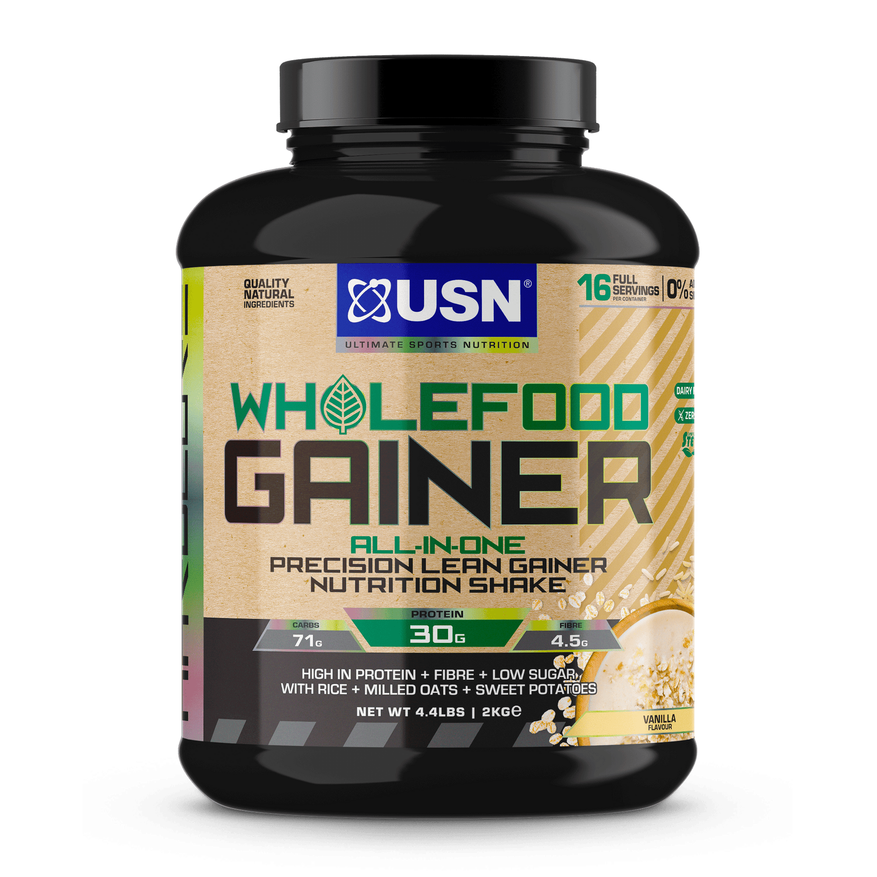 USN Wholefood Gainer 2kg Vanilla