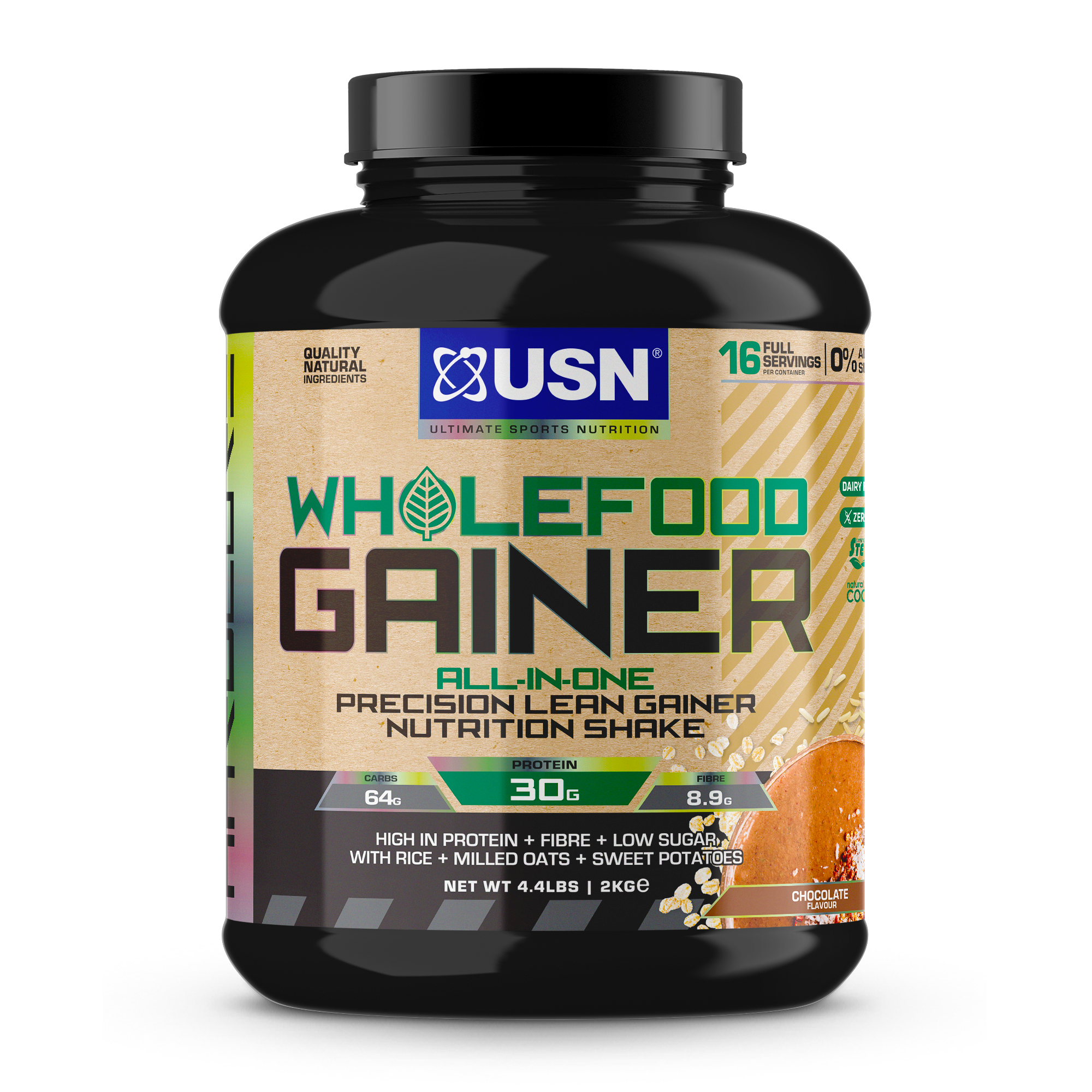 USN Wholefood Gainer 2kg Chocolate