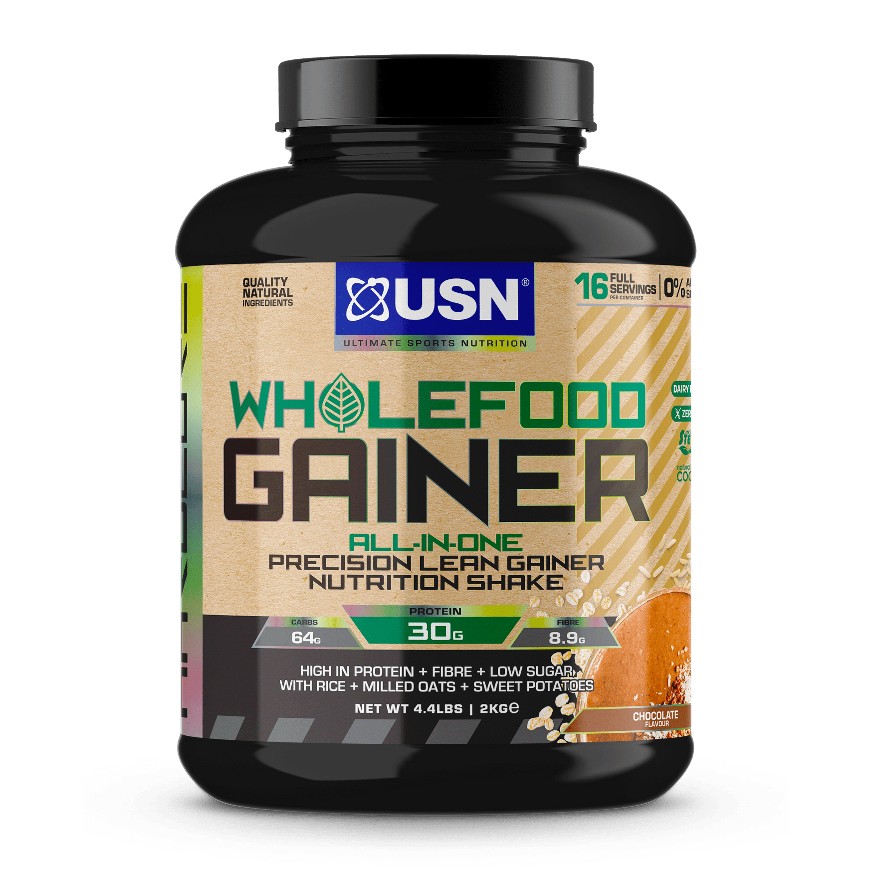 USN Wholefood Gainer 2kg Chocolate