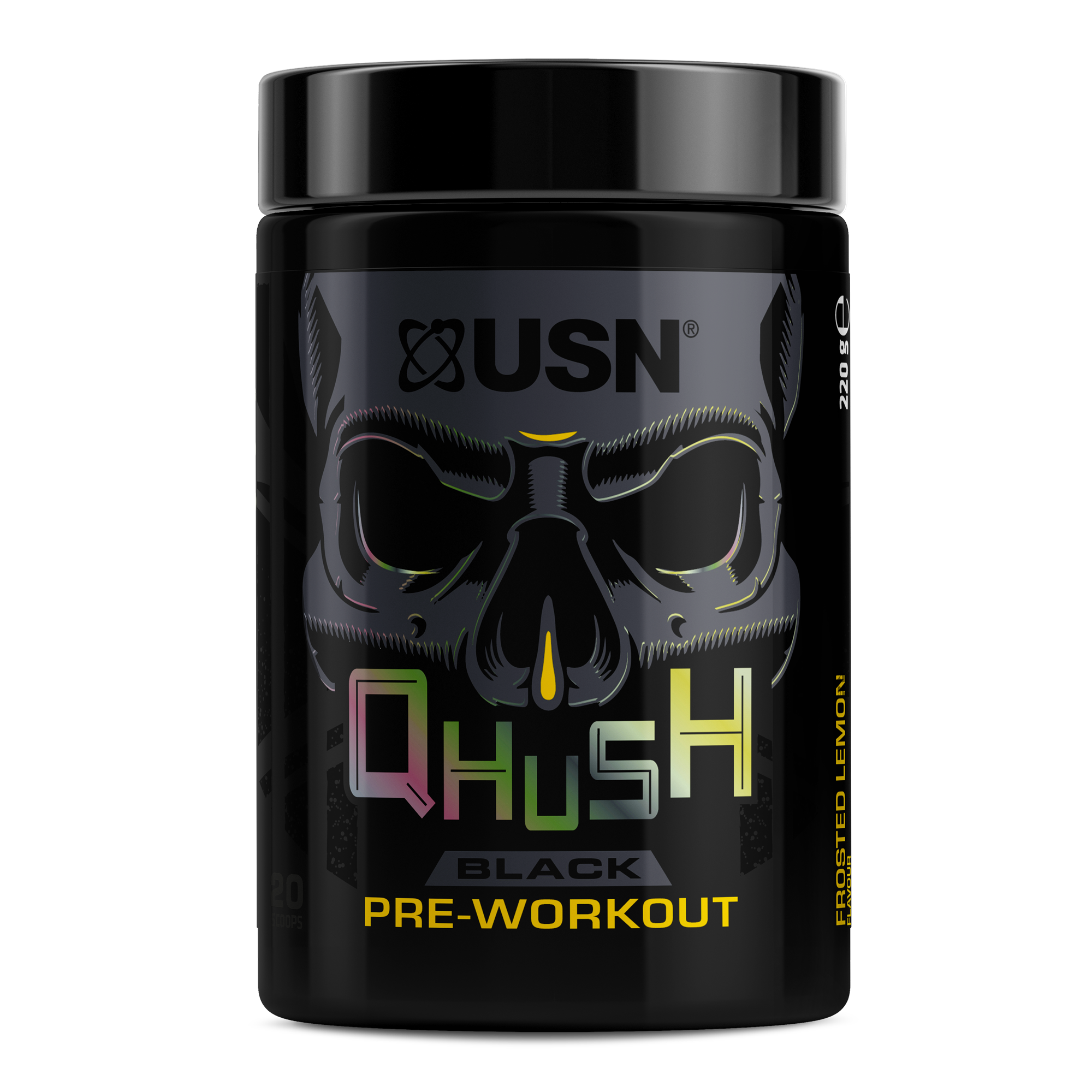 USN QHUSH Black 220g Frosted Lemon