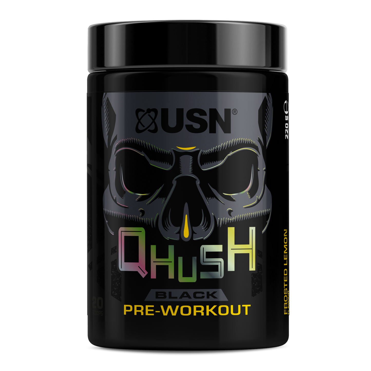 USN QHUSH Black 220g Frosted Lemon