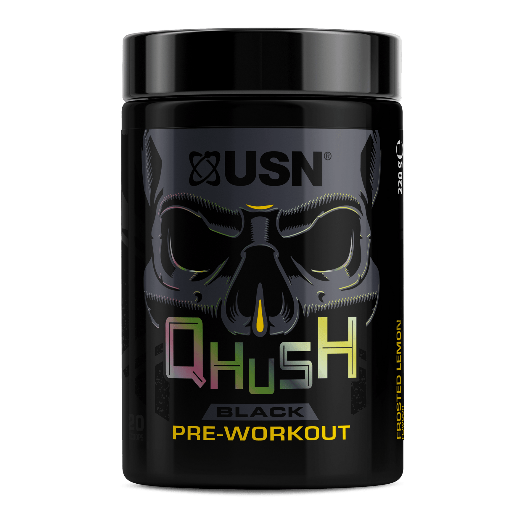 USN QHUSH Black 220g Frosted Lemon