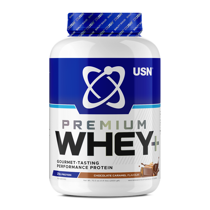 USN Whey+ Protein 2kg Chocolate Caramel