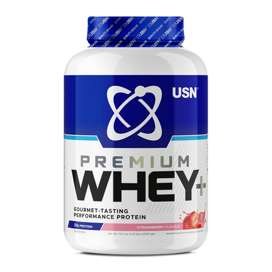 USN Whey+ Protein 2kg Strawberry