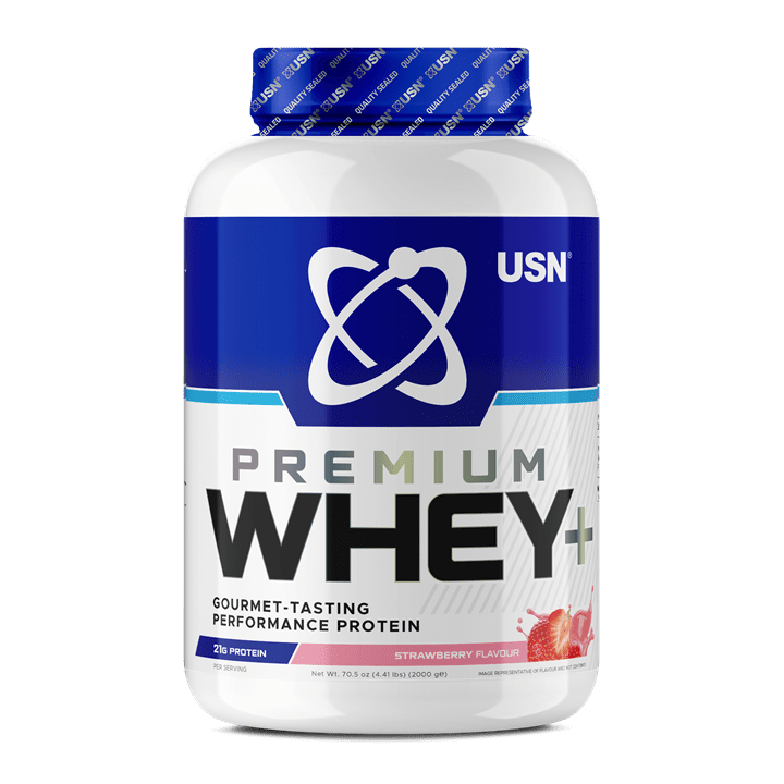 USN Whey+ Protein 2kg Strawberry