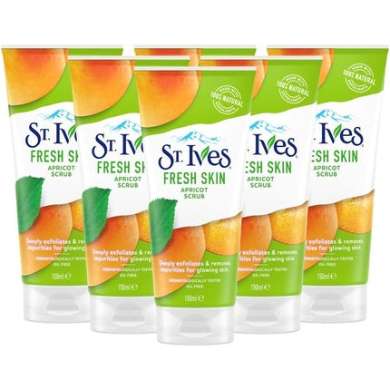 St ives svježe kože marelica za lice pilinga 150 ml - pakiranje od 6