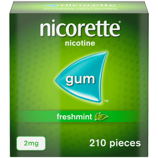 Nicorette? Freshmint 2mg Gum Nicotine 210 Pieces (Stop Smoking Aid) - welzo