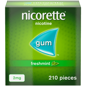 Nicorette? Freshmint 2mg Gum Nicotine 210 Pieces (Stop Smoking Aid) - welzo