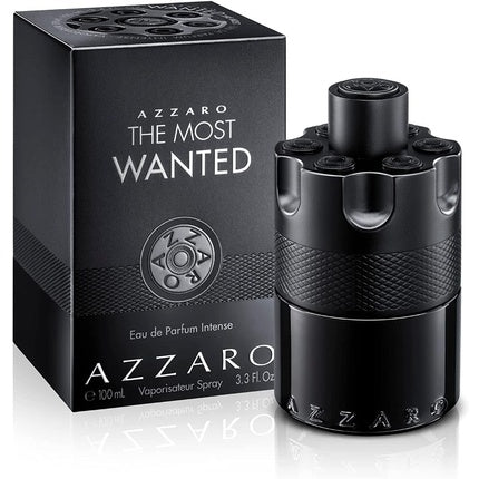 Azzaro The Most Wanted Intense Intense Eau de Parfum Aftershave Spicy Fougere Fragrance Perfume For Men 100ml