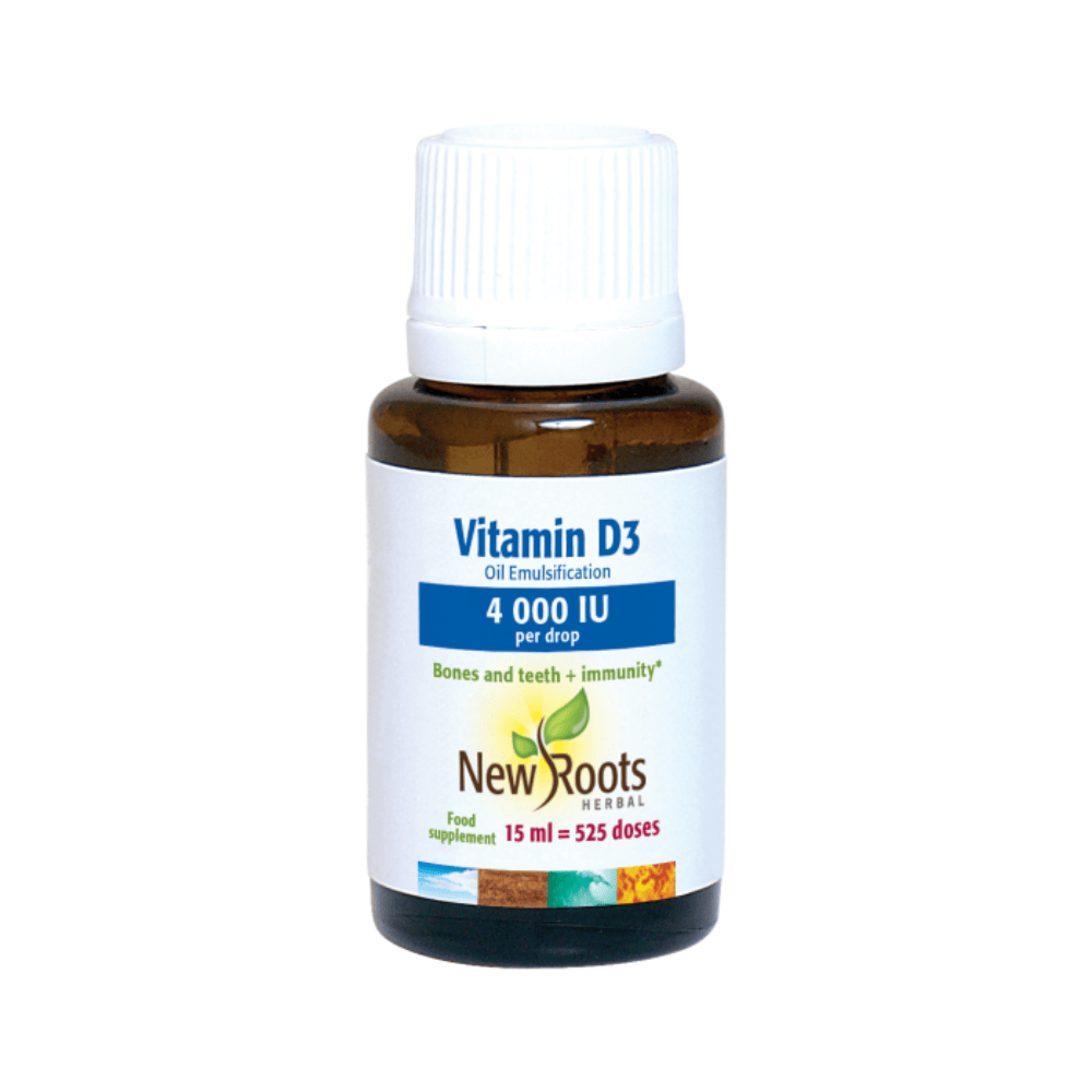 New Roots Herbal Vitamin D3 4,000 IU Liquid – 15 ml – image 2