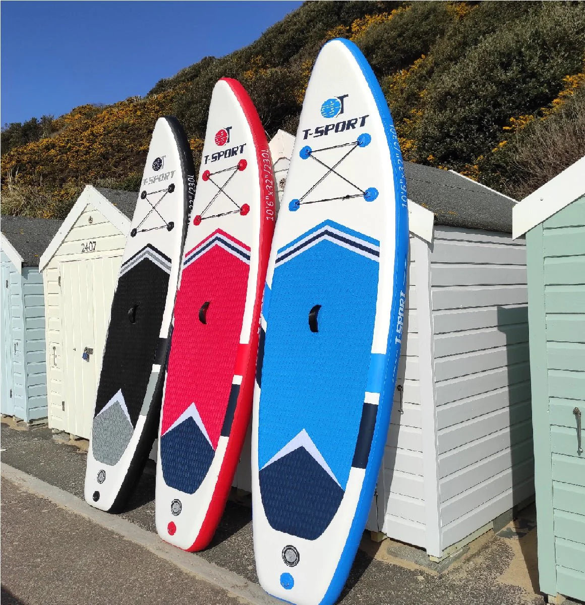 Aufblasbares Paddle Board Rot SUP 10'6"