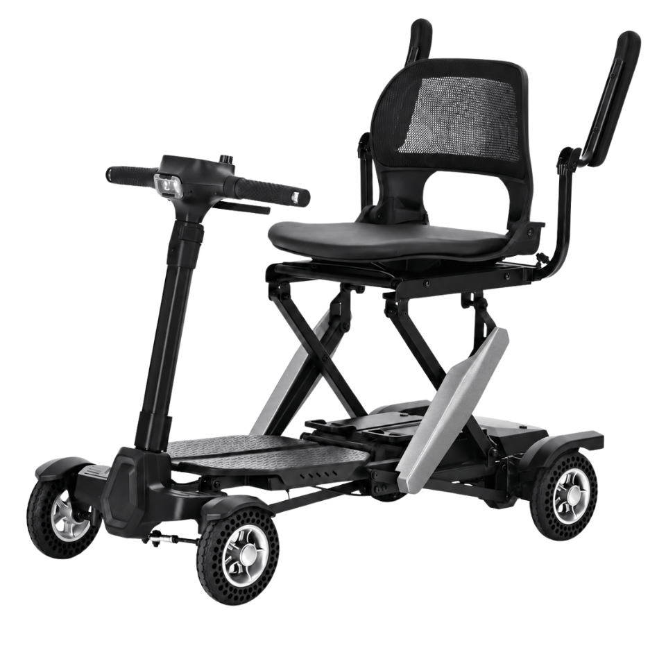 Welzo Veloce Auto automatic folding mobility scooter – Titanium
