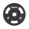 Jordan 5kg Urethane Tri Grip Olympische plaat