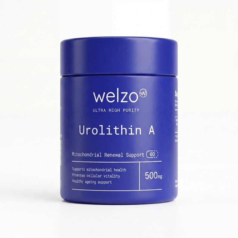 Welzo Ultra Purity Urolithin A 500mg — best overall Urolithin A supplement UK 2026